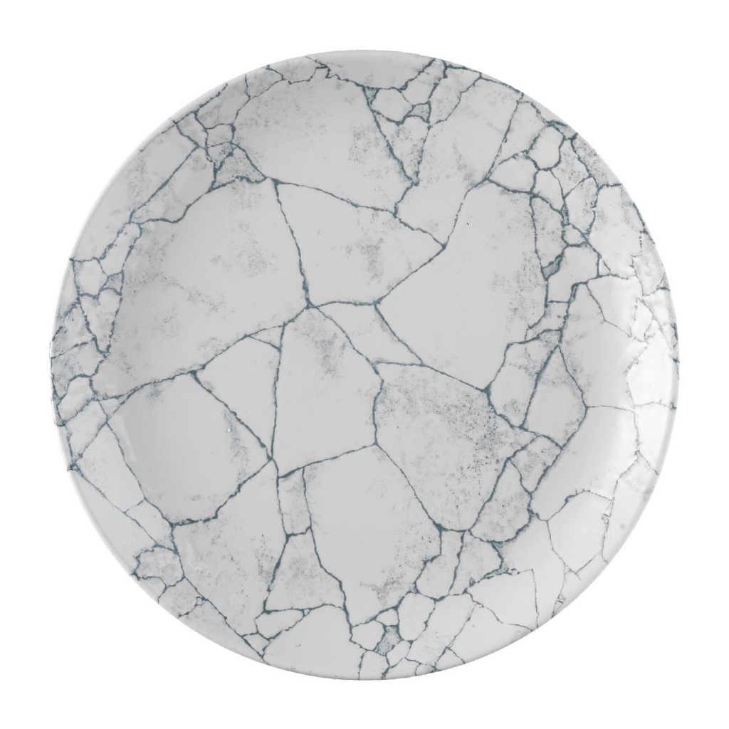 Churchill Studio Prints Kintsugi Pearl Grey Evolve Coupe Bord 28.6cm (Pak van 12)