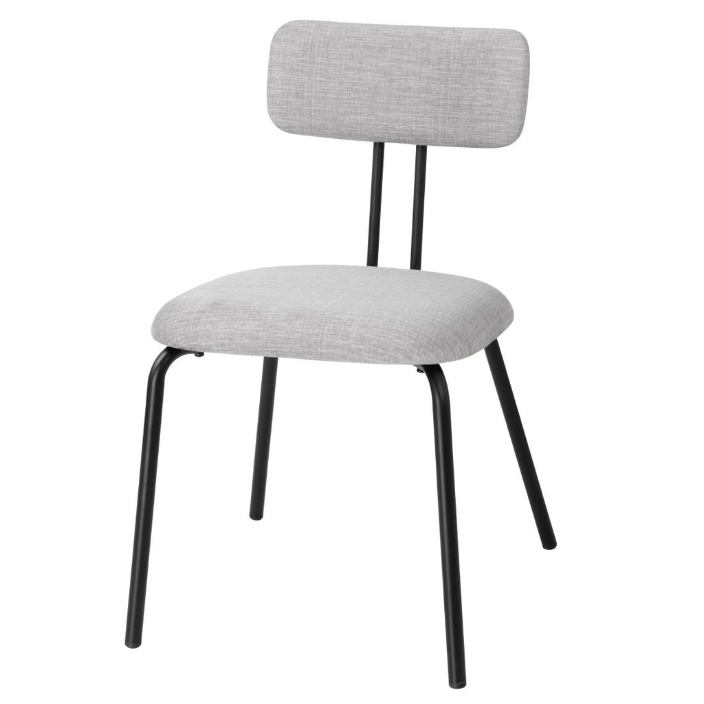 Bolero Fairfield Stoelen - Zwart/Grijs Mix (2 stuks)
