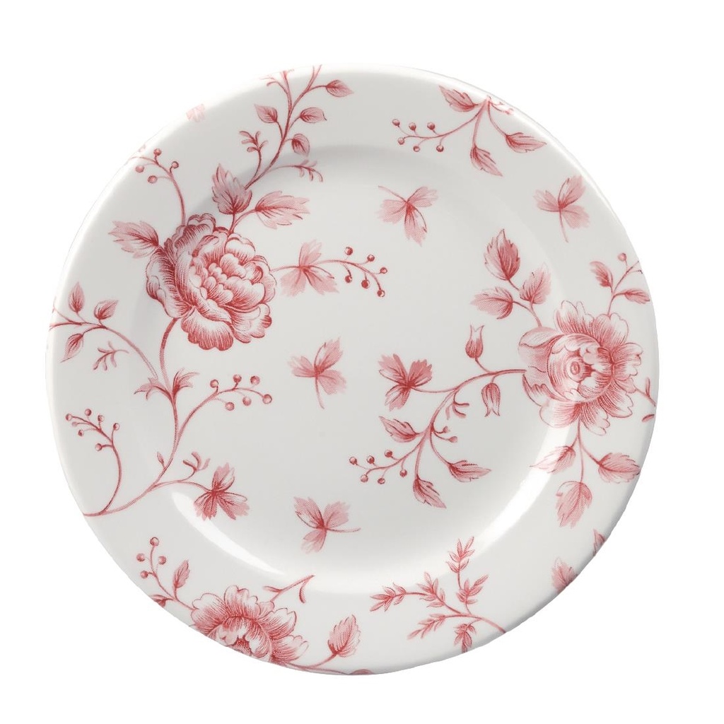 Churchill Rose Chintz Cranberry Bord 16.5cm (6 stuks)