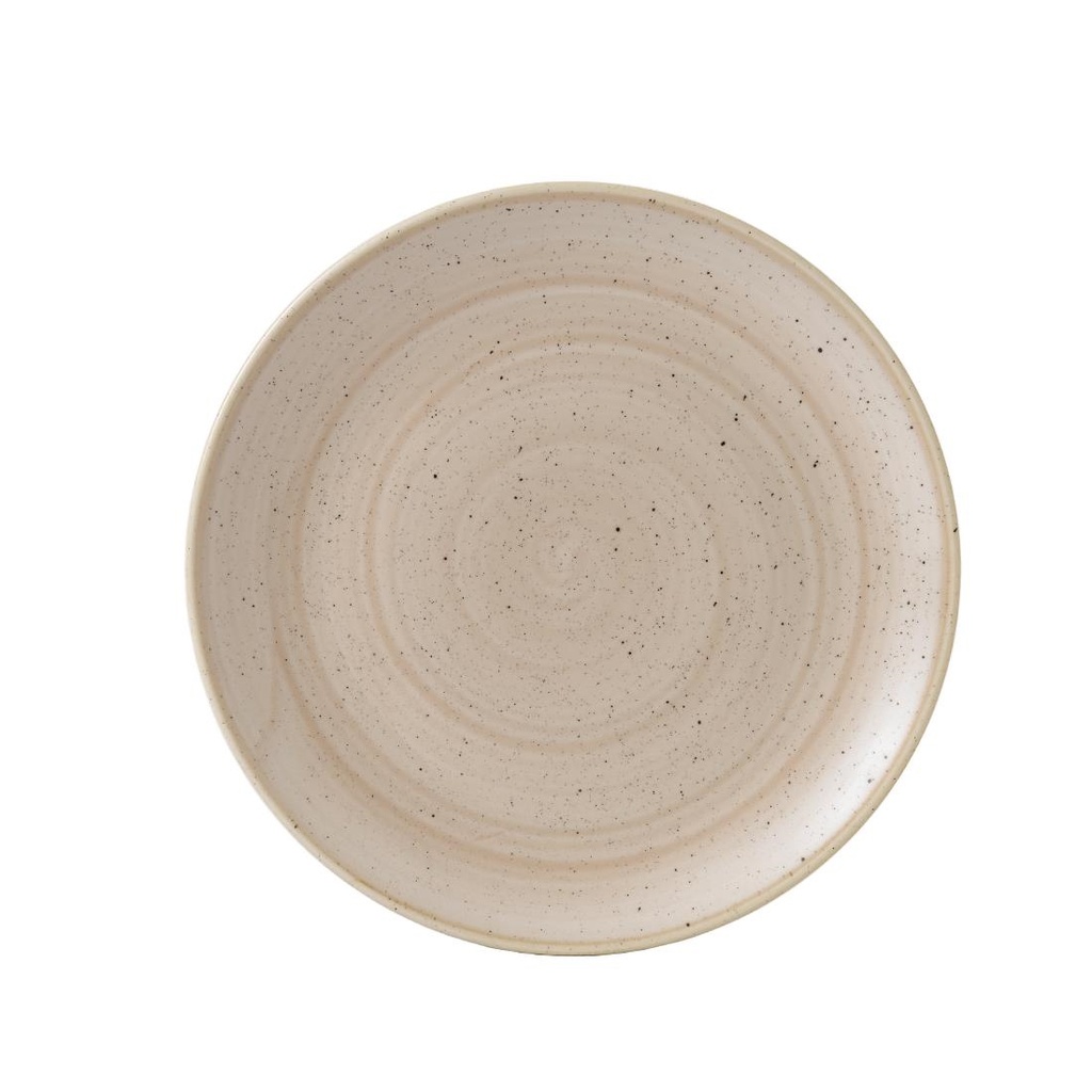 Churchill Stonecast Nutmeg Cream Evolve Coupe Bord 28.6cm (12 stuks)