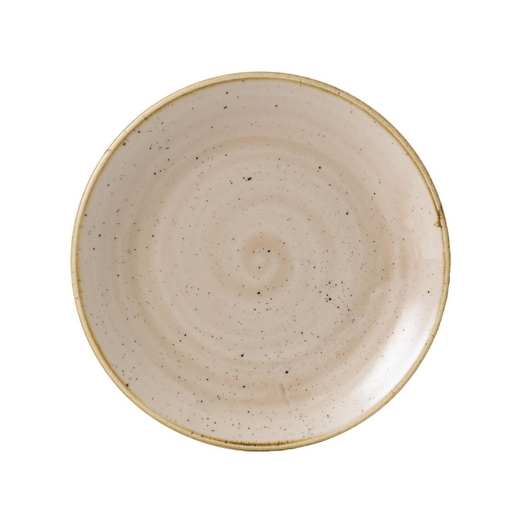 Churchill Stonecast Nutmeg Cream Evolve Coupe Bord 16.5cm (12 stuks)