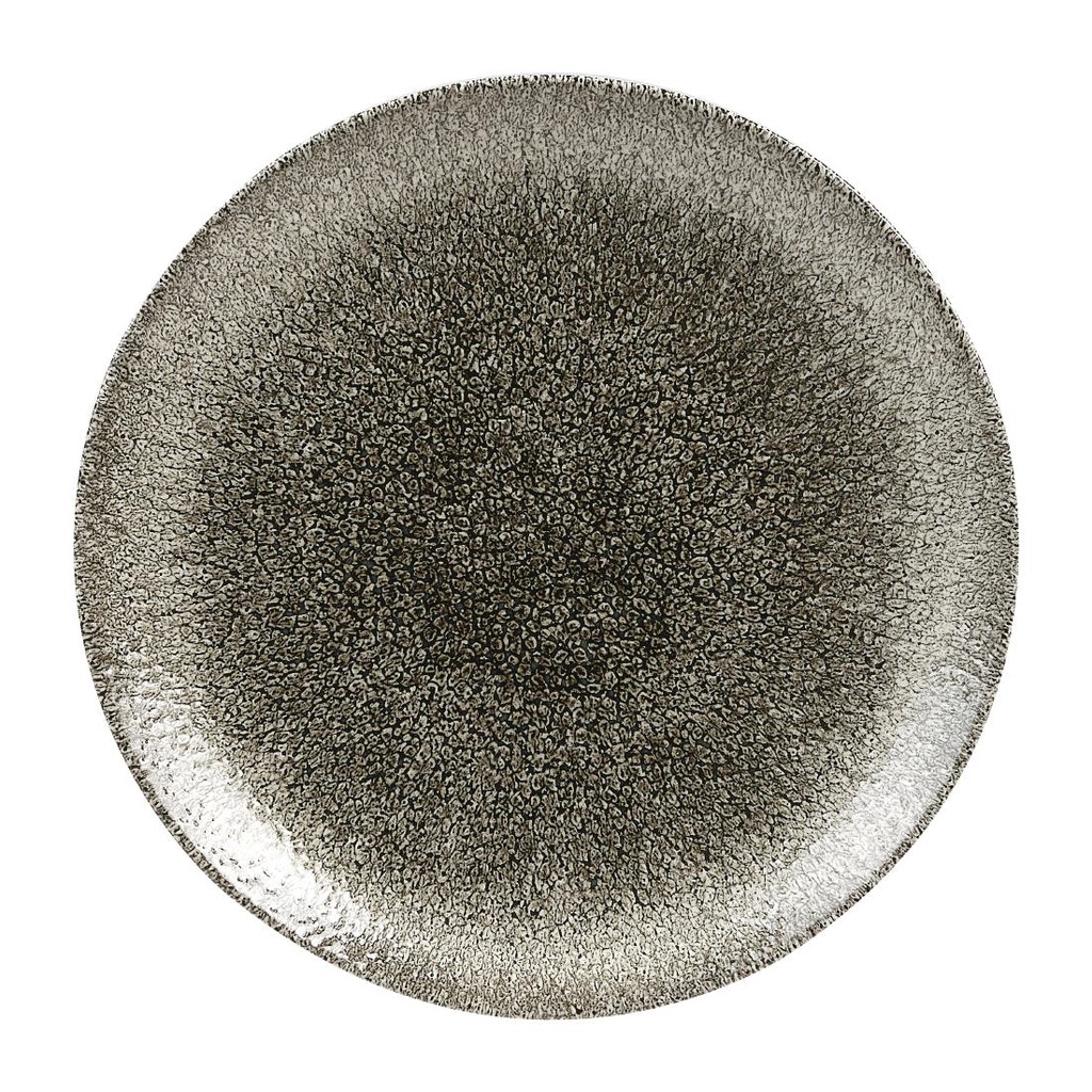 Churchill Raku Quartz Black Evolve Coupe Bord 22cm (12 stuks)