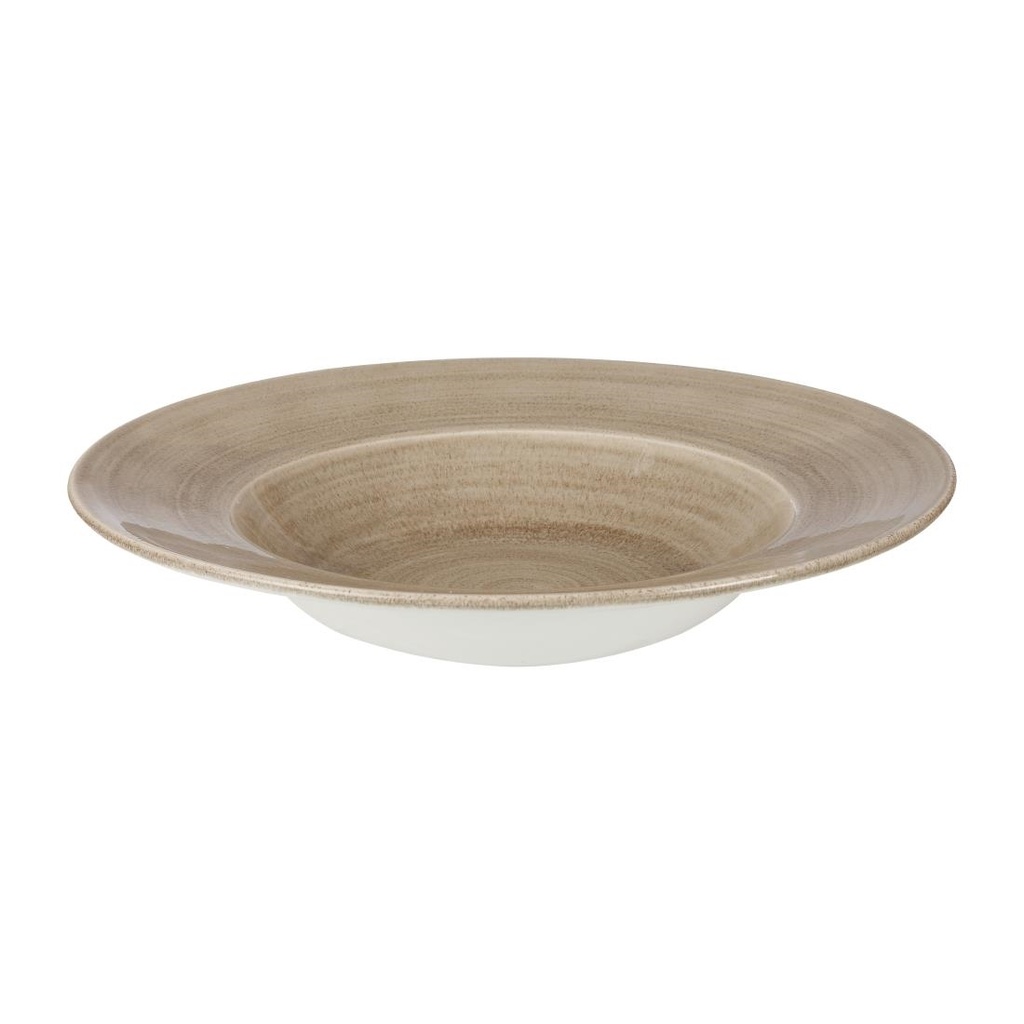 Churchill Stonecast Patina Antique Taupe Kom Met Brede Rand Large 27.9cm (pak van 12)