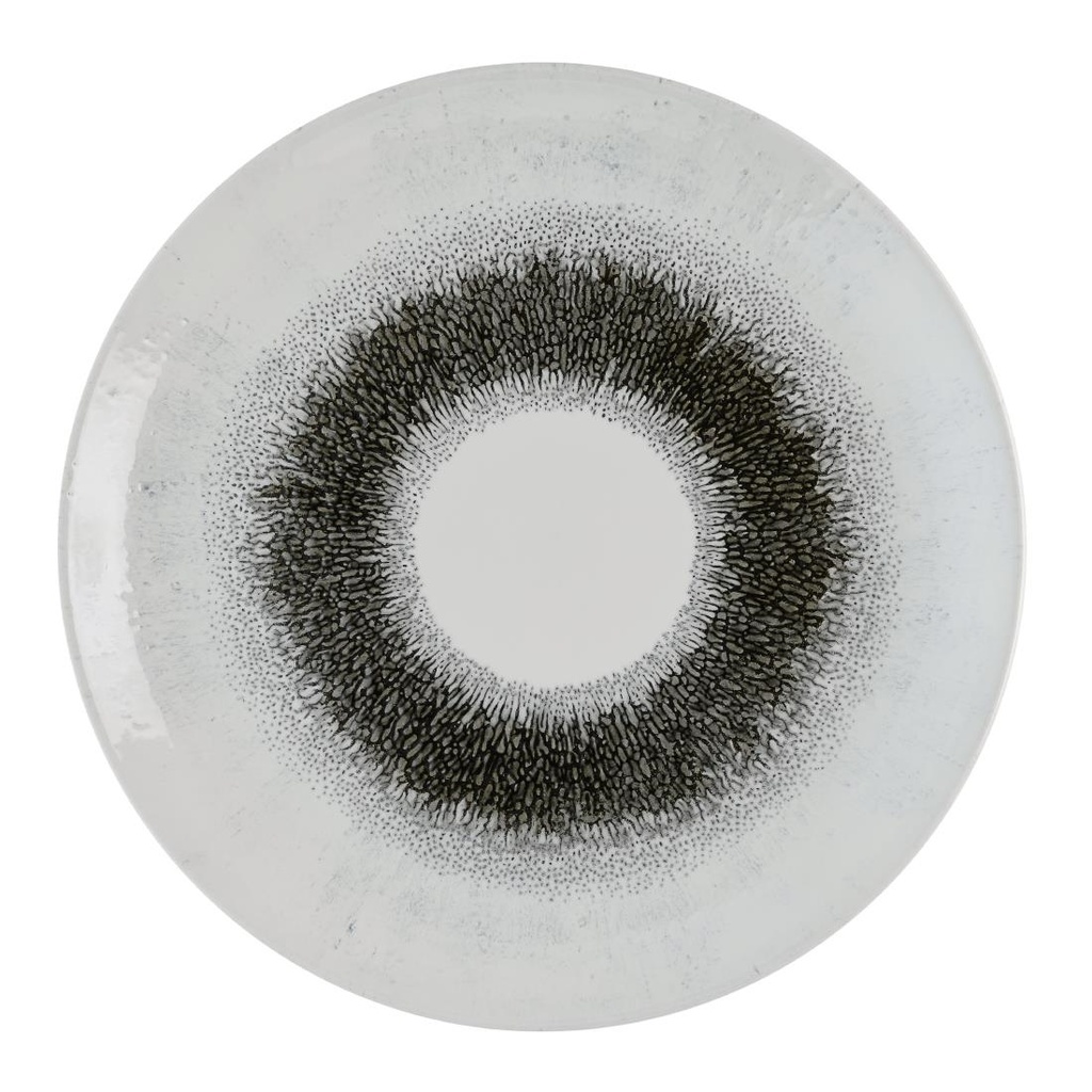 Churchill Studio Prints Fusion Black Evolve Coupe Bord 28.6cm (12 stuks)