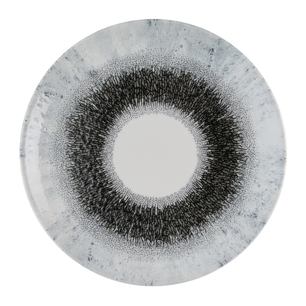 Churchill Studio Prints Fusion Black Evolve Coupe Bord 26cm (12 stuks)