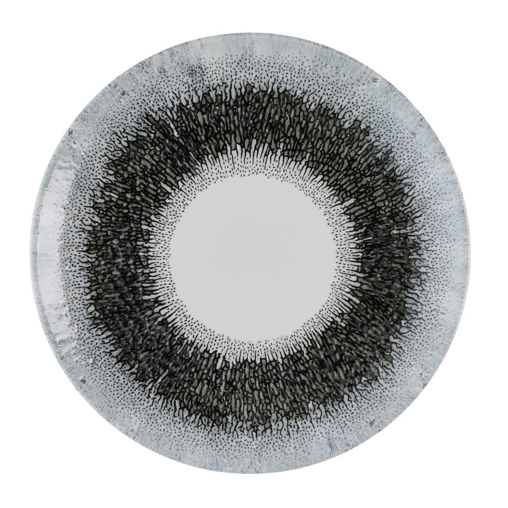 Churchill Studio Prints Fusion Black Evolve Coupe Bord 22cm (12 stuks)