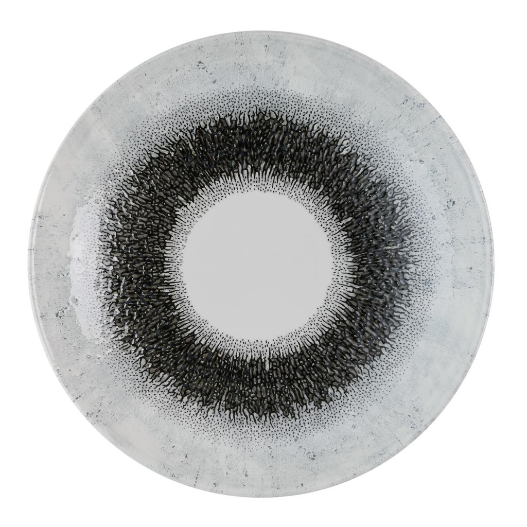 Churchill Studio Prints Fusion Black Evolve Coupe Kom 24.8cm (12 stuks)