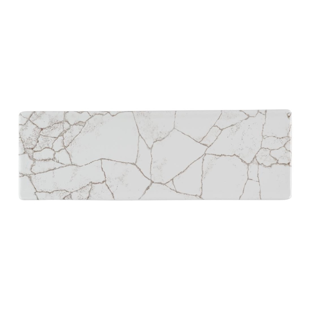 Churchill Studio Prints Kintsugi Agate Grey Ovaal Bord 33 x 11cm (pak van 6)