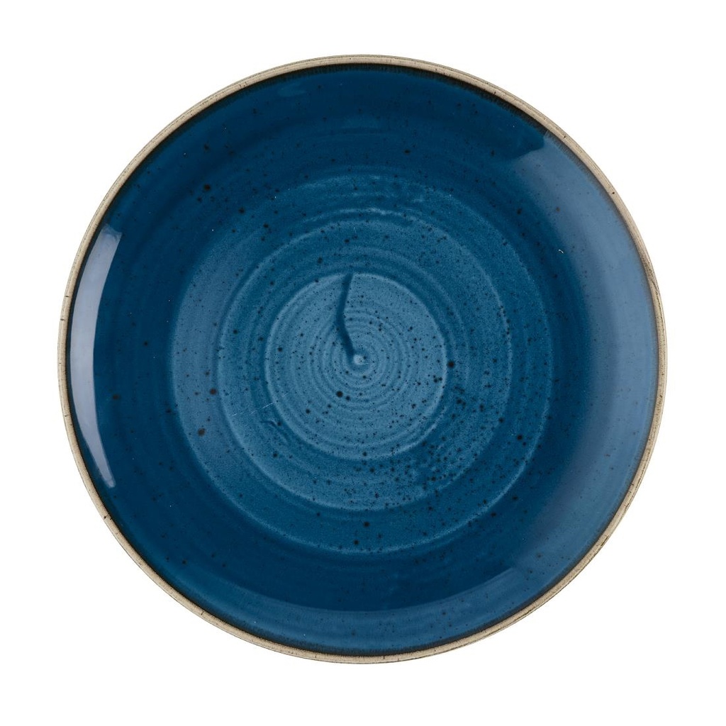 Churchill Stonecast Java Blue Evolve Coupe Bord 26cm (pak van 12)
