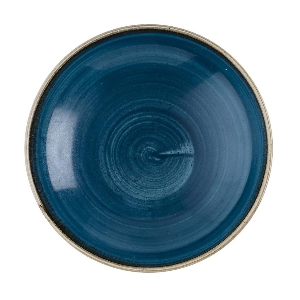 Churchill Stonecast Java Blue Coupe Kom 18.4cm (12 stuks)