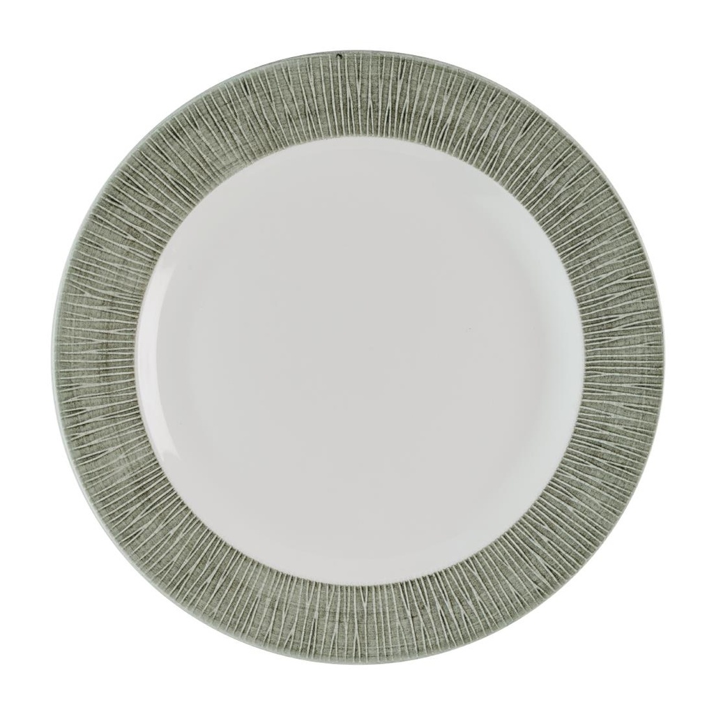 Churchill Bamboo Ceramic Spinwash Alpine Bord 27.6cm (pak van 12)