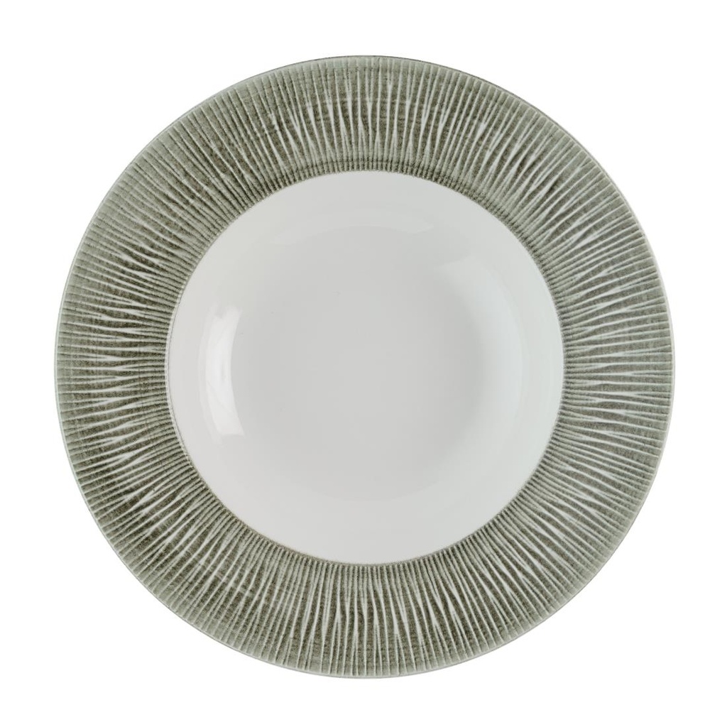 Churchill Bamboo Ceramic Spinwash Alpine Bord 27.6cm (12 stuks)