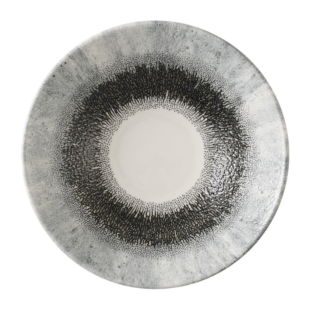 Churchill Studio Prints Fusion Black Evolve Diepe Coupe Kom 22cm (6 stuks)