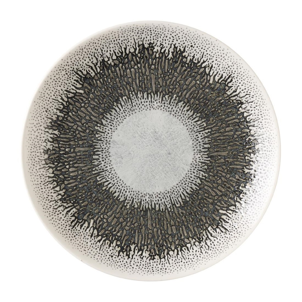 Churchill Studio Prints Fusion Black Evolve Coupe Bord 16.5cm (12 stuks)