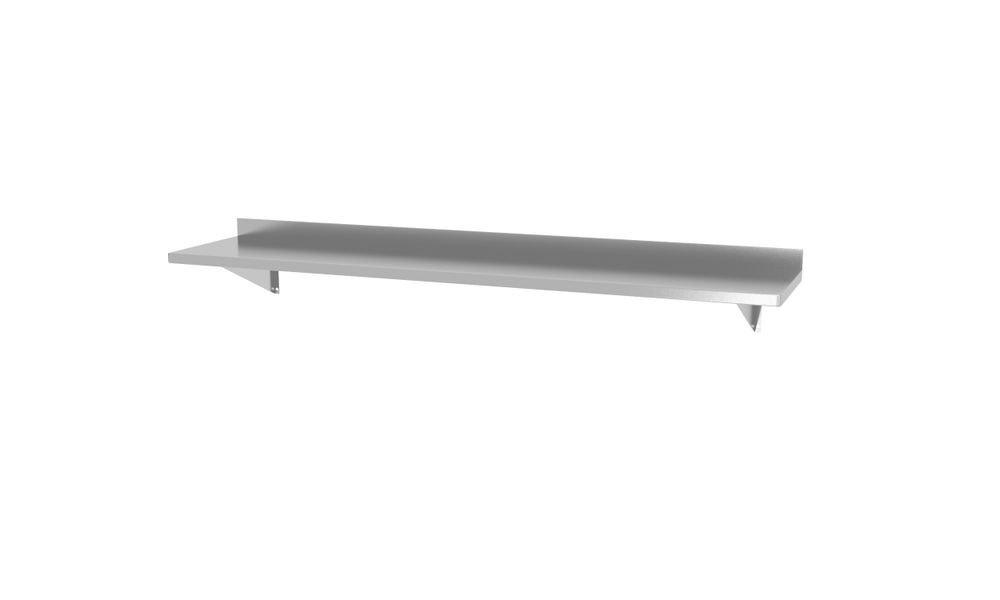 HENDI Wandplank, met 2 beugels 816516