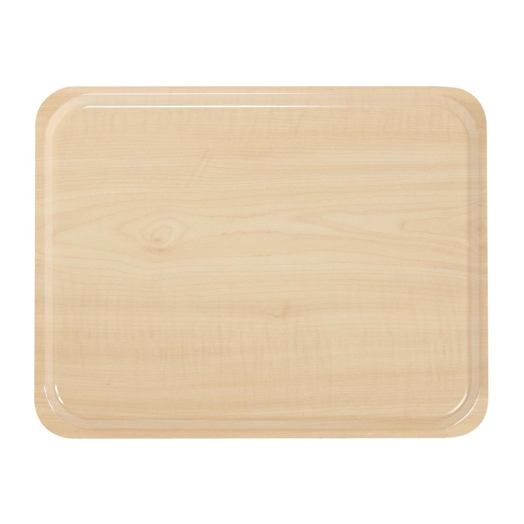 Cambro Capri Gelamineerd Dienblad Berkenhout 46X36cm