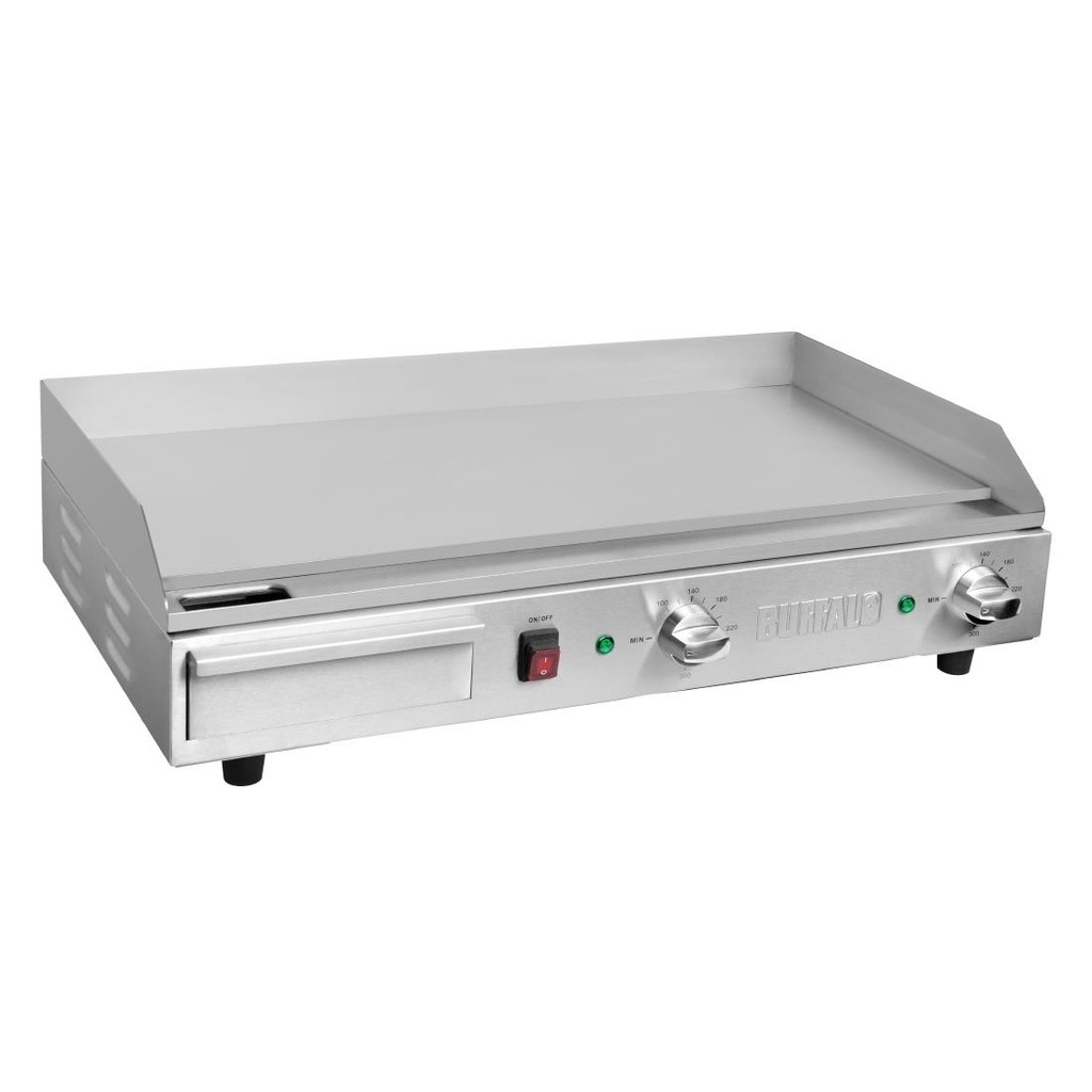 Buffalo extra brede heavy-duty bakplaat 24(h) x 74,5(b) x 47(d)cm 2900W