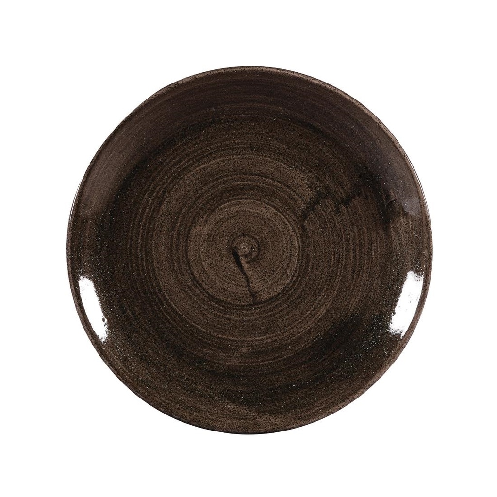 Churchill Stonecast Patina Black Coupe Borden 288mm (12 stuks)