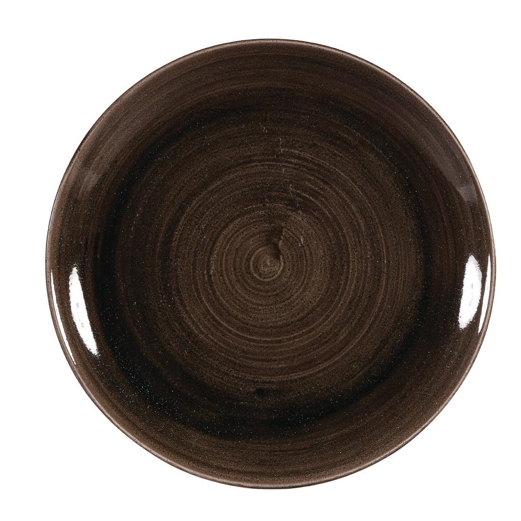 Churchill Stonecast Patina Black Coupe Borden 260mm (12 stuks)