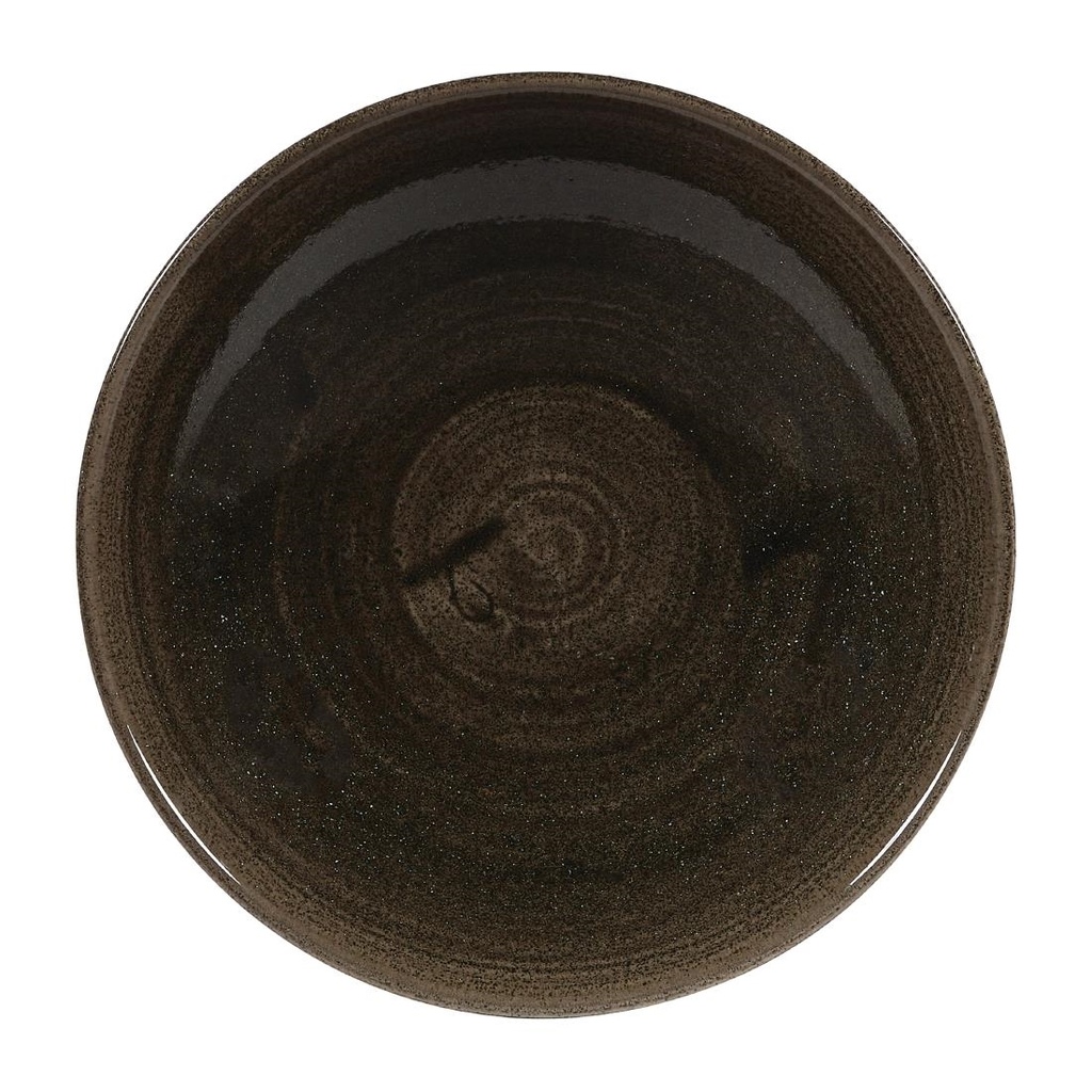 Churchill Stonecast Patina Evolve Iron Black Coupe Schalen 182mm (Pak Van 12)