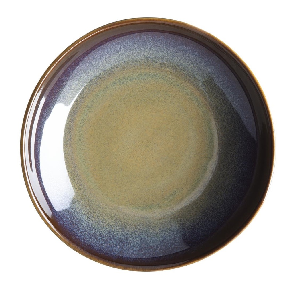 Olympia Berken Aubergine Brede Schalen 205mm (6 stuks)