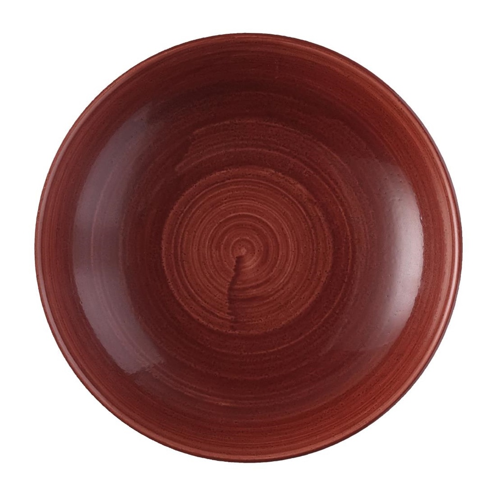 Churchill Stonecast Patina Red Rust Evolve Coupe Schalen 248mm (Pak Van 12)