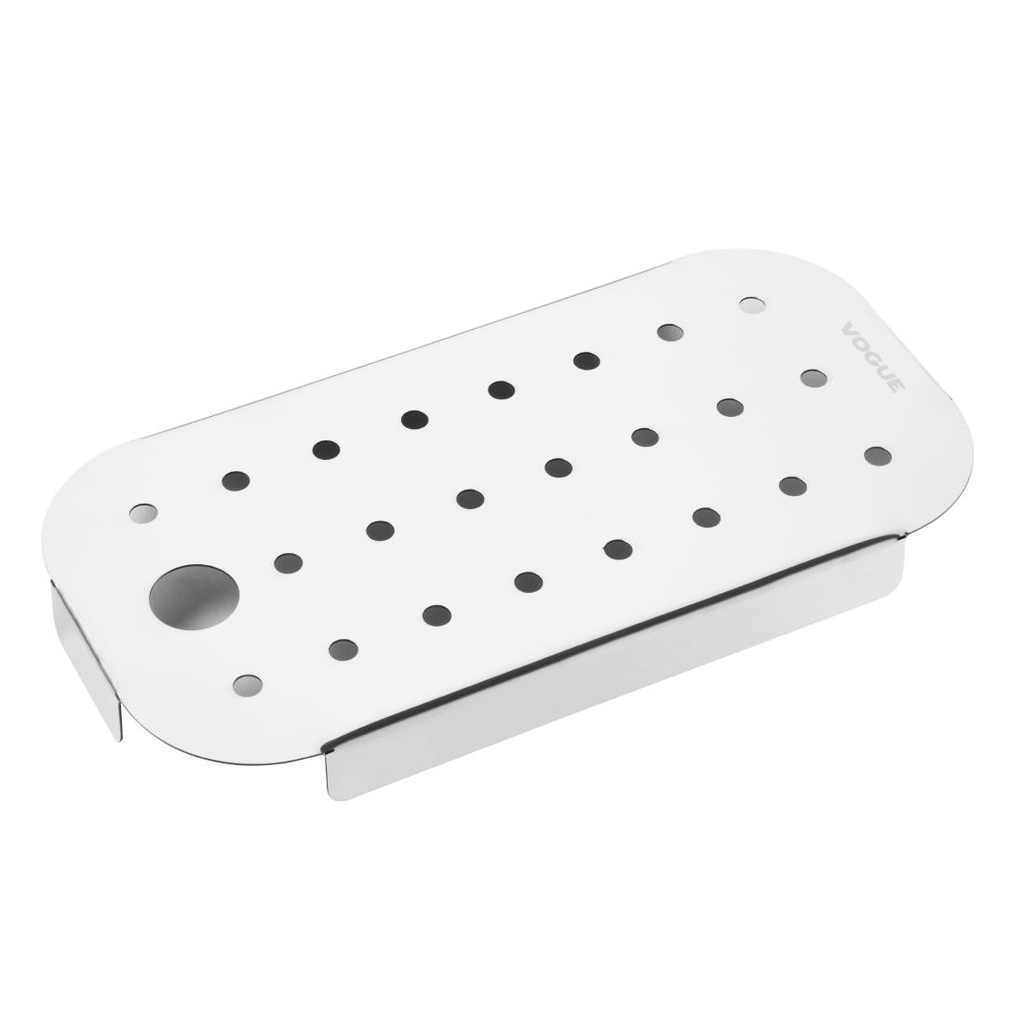 Vogue Roestvrijstalen Gastronorm Afvoerplaat Voor GN 1/4