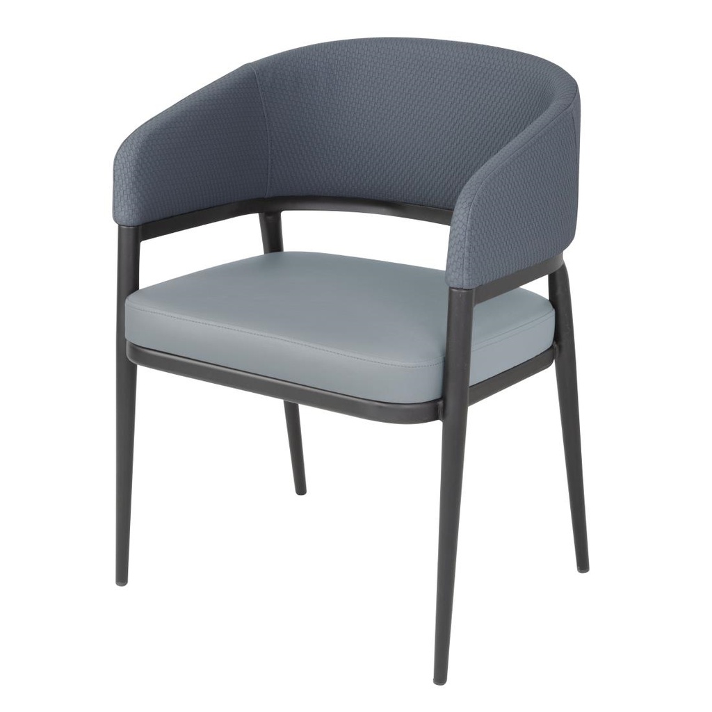 Bolero Meridian Binnenstoelen - Steengrijs Blauw (2 stuks)