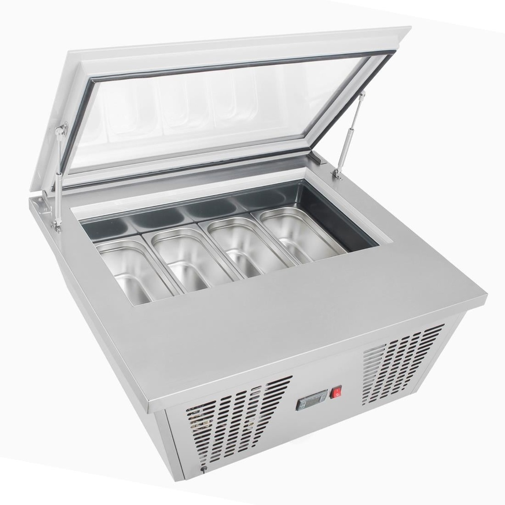Polar G-Serie tafelmodel Ijs vriezer 4X Napoli Pannen