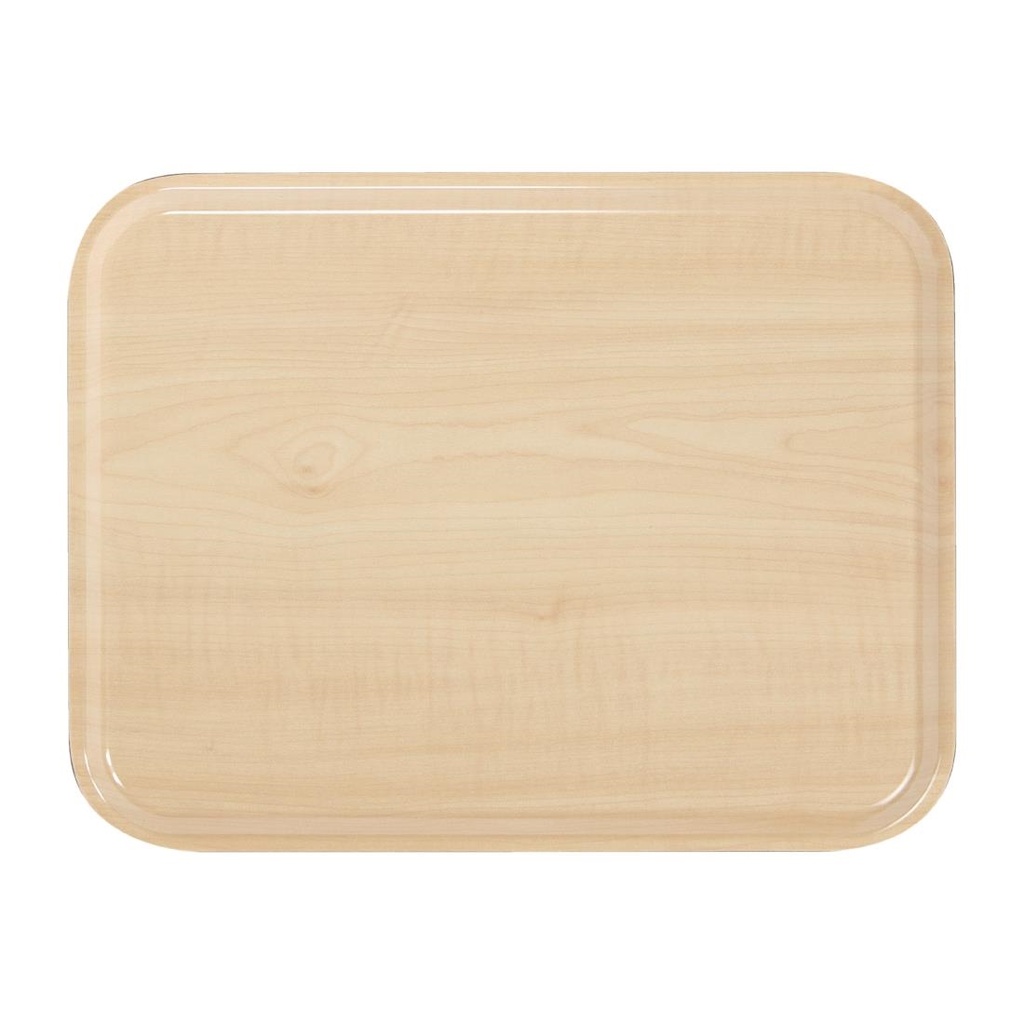 Cambro Capri Gelamineerd Dienblad Berkenhout 43X33cm