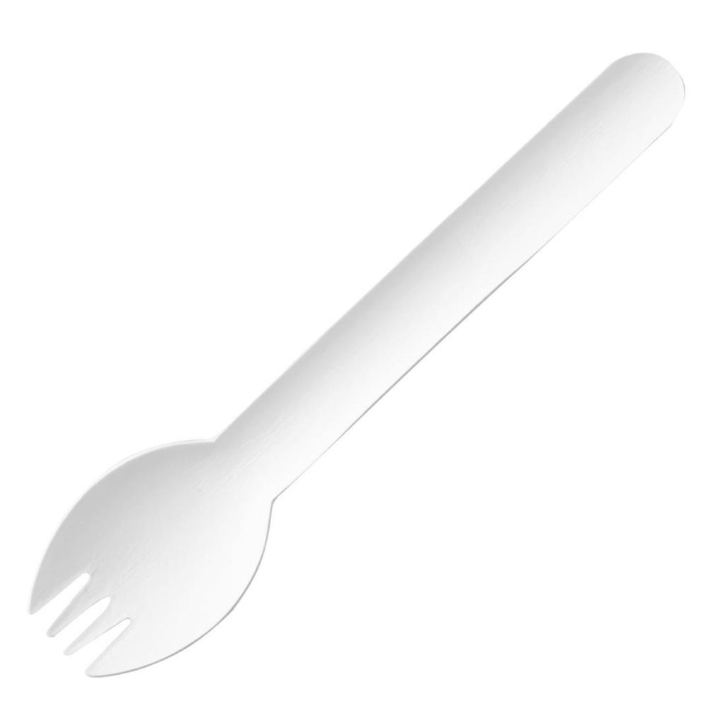 Fiesta Composteerbare Papieren Sporks 160 mm (100 stuks)