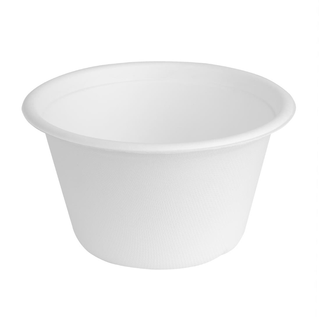 Fiesta Composteerbare Bagasse Kom Basis 500ml (50 stuks)