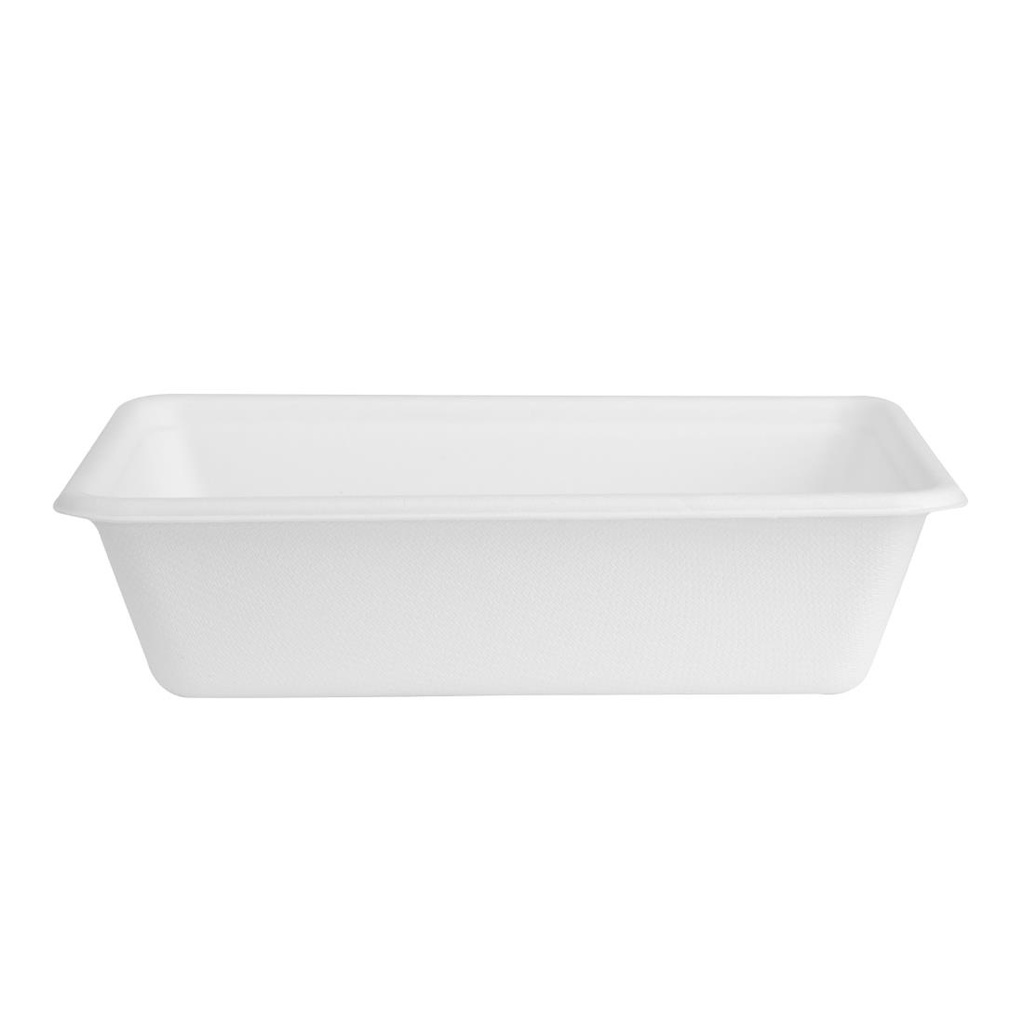 Fiesta Composteerbare Bagasse Voedsel Container Basissen 650ml (100 stuks)