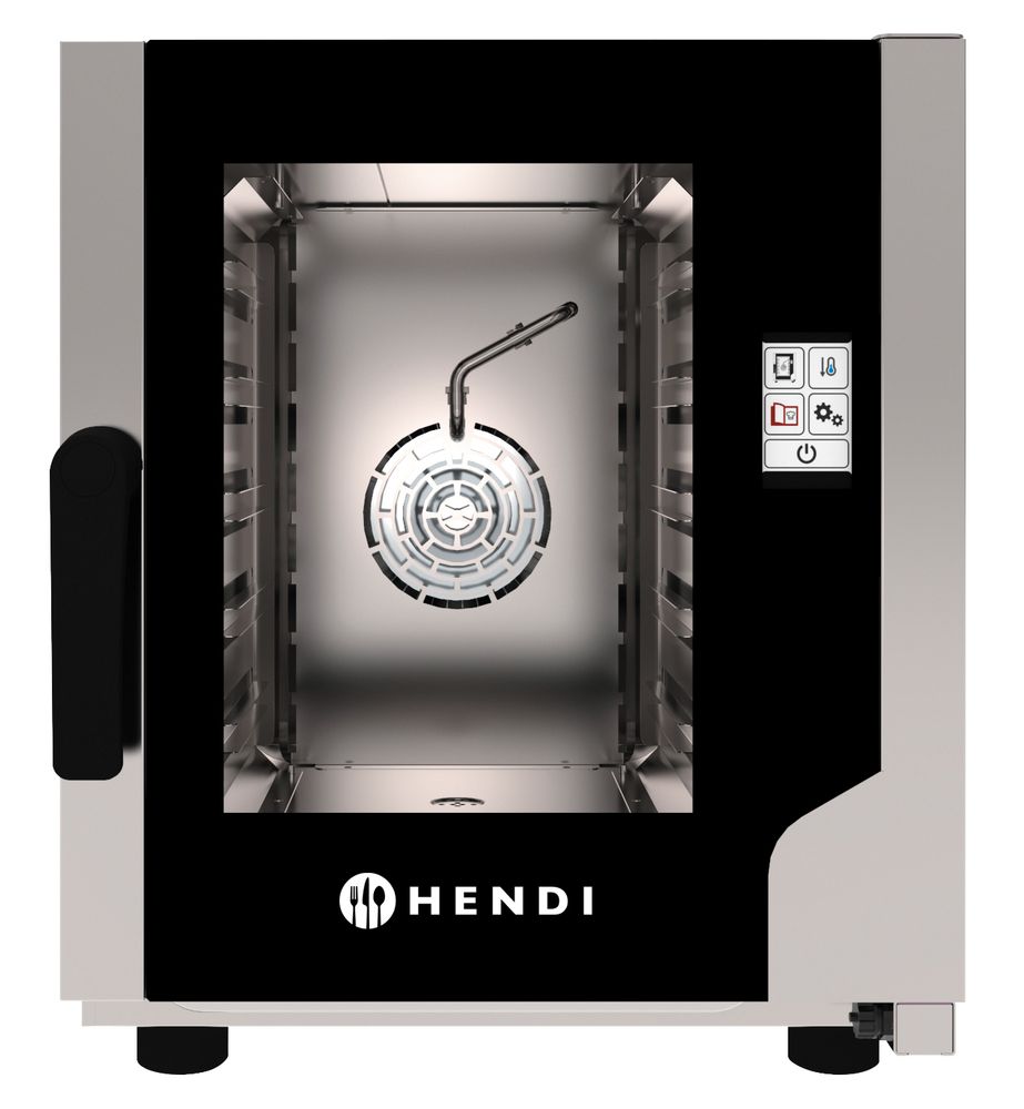 HENDI Hetelucht stoomoven Contact 5x GN 2/3 219942