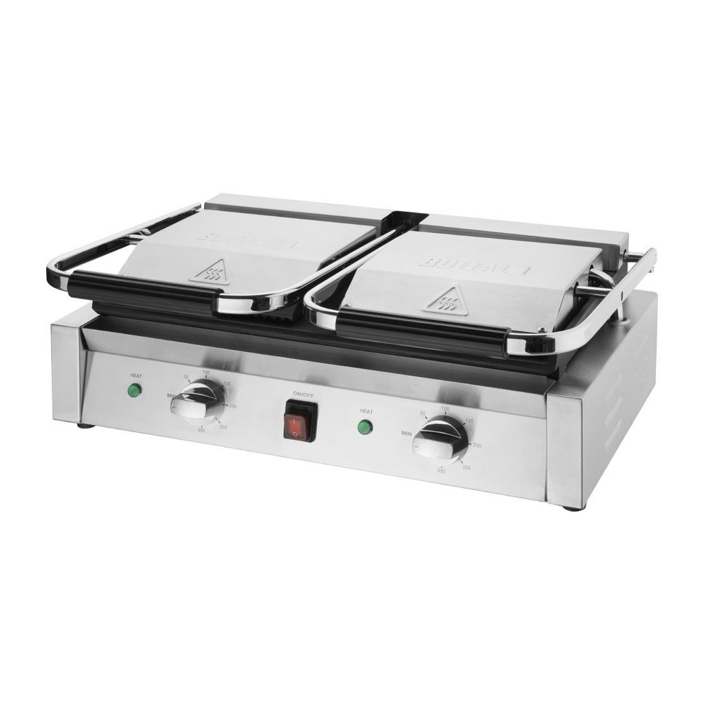 Buffalo Bistro Dubbele Contactgrill Glad/Glad