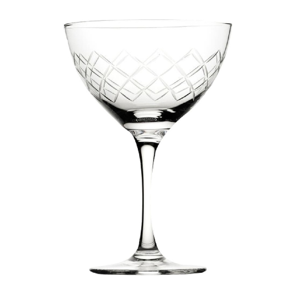 Utopia Raffles Diamond Martiniglazen 190ml (6 stuks)