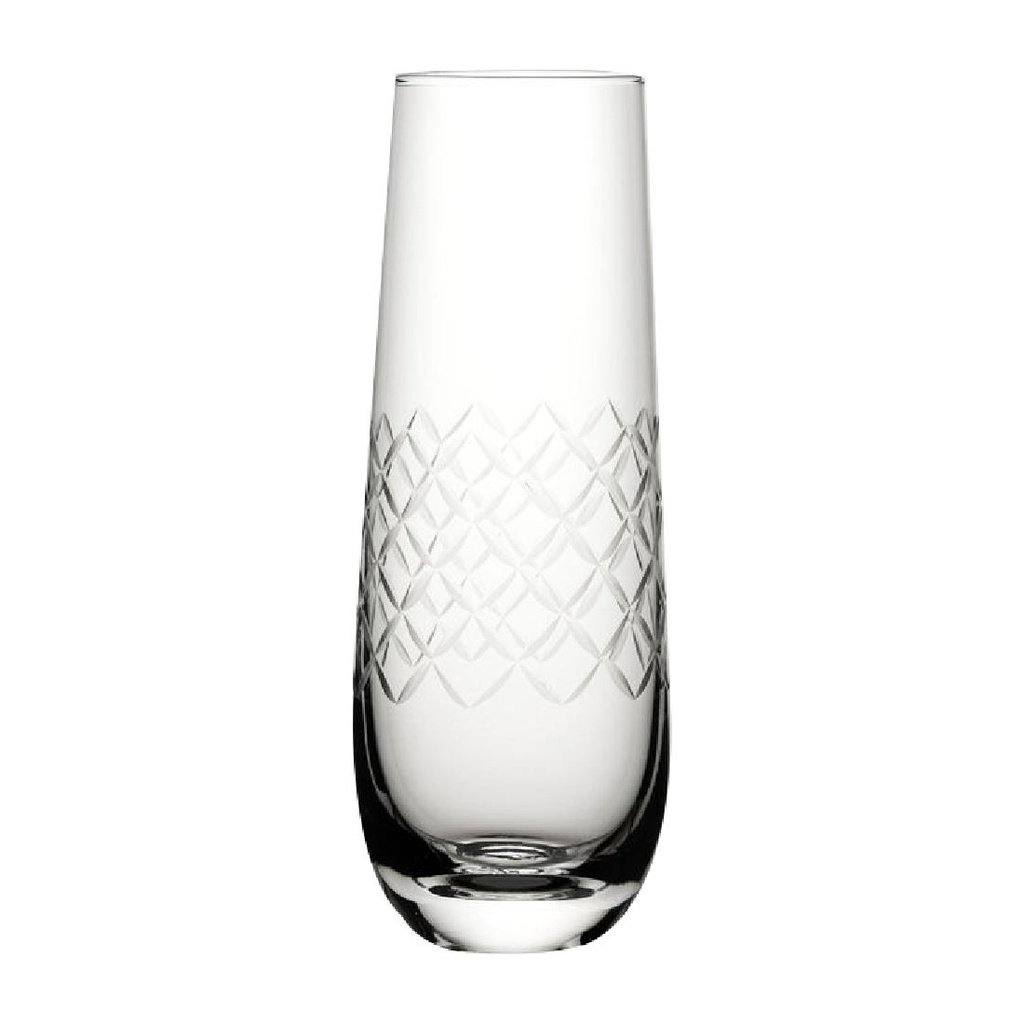 Utopia Raffles Diamond Champagneglazen 300ml (Pak Van 6)