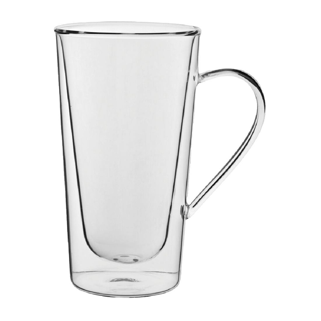 Utopia Dubbelwandige Latte Met Hoog Handvat 34Cl (6 stuks)