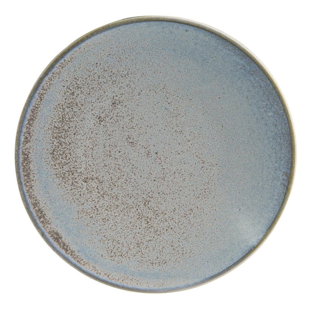 Olympia Ember Blauwe coupe borden 180mm (6 Stuks)