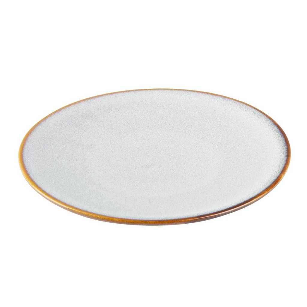 Olympia Drift Grijze Effen Coupe Borden 180mm (6 Stuks)