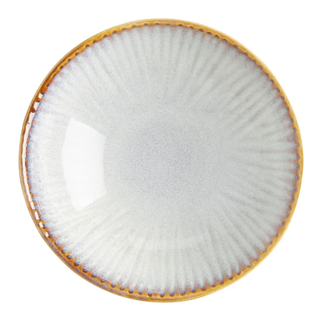 Olympia Drift Grijze Coupéschalen Met Reliëf, 155mm (6 Stuks)