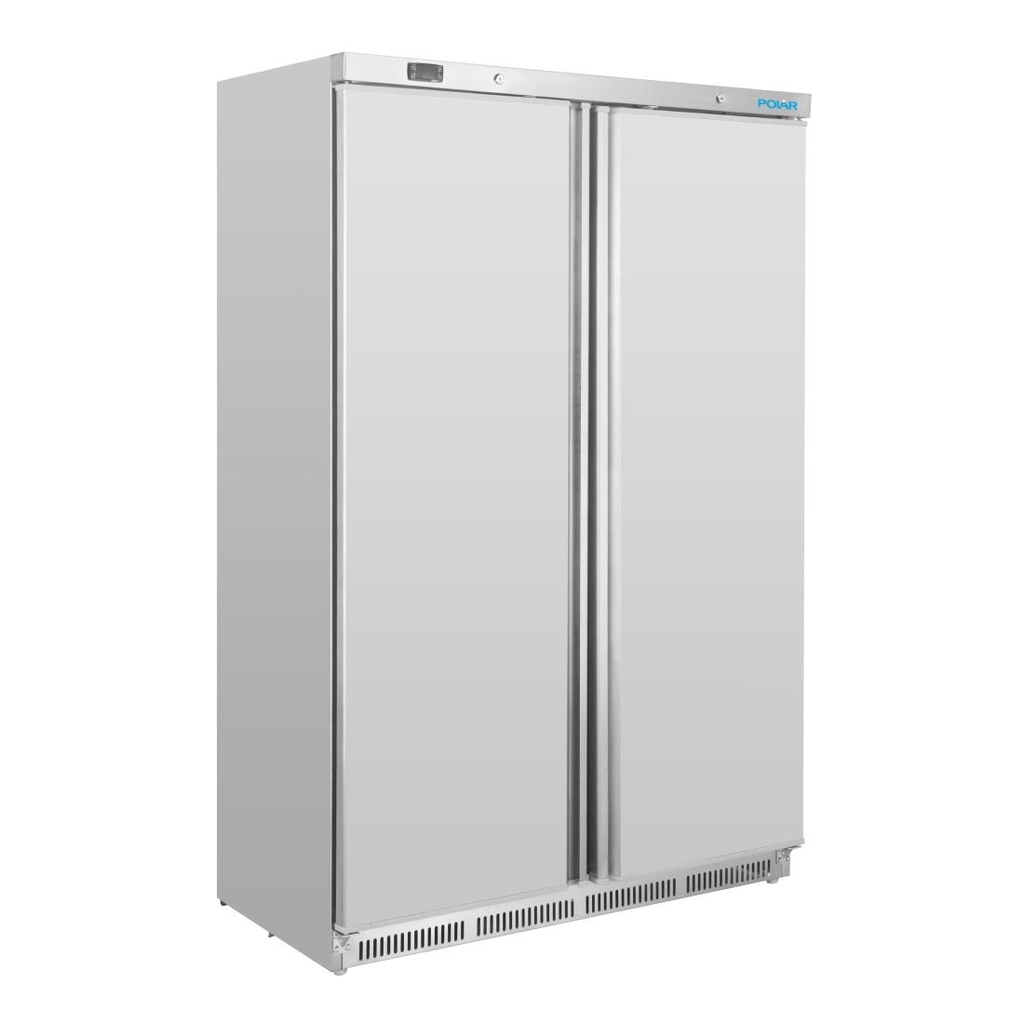 Polar C Series RVS vriezer dubbele deur 1215mm 744L