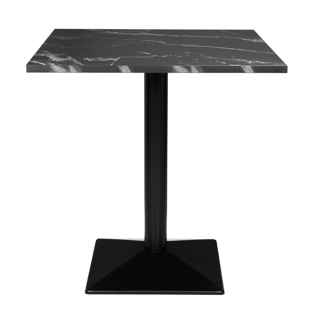 Bolero Complete tafel Vierkant zwarte steen effect 700mm