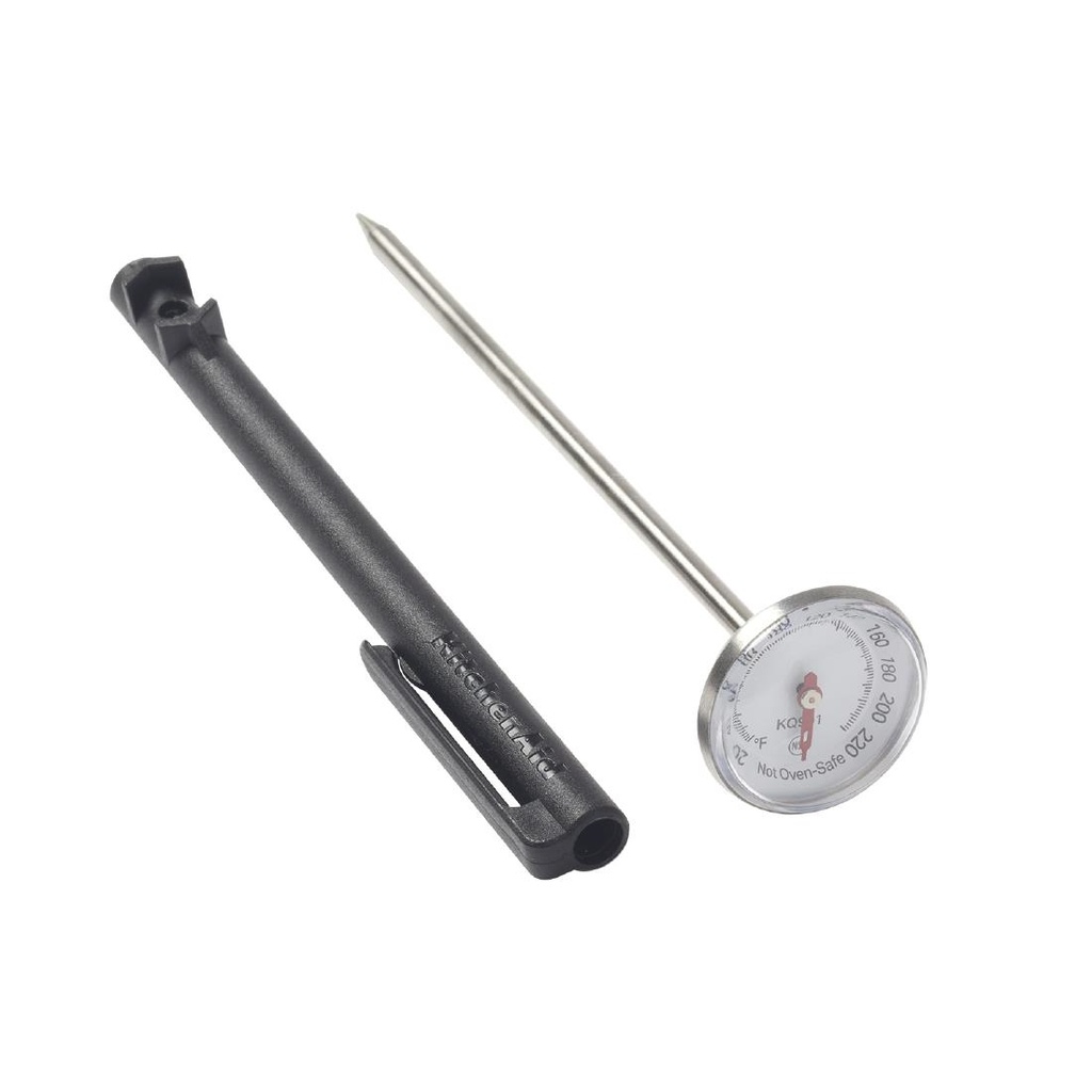 Kitchenaid Snellezende Vleesthermometer Met Beschermhoes Zwart 2.54cm