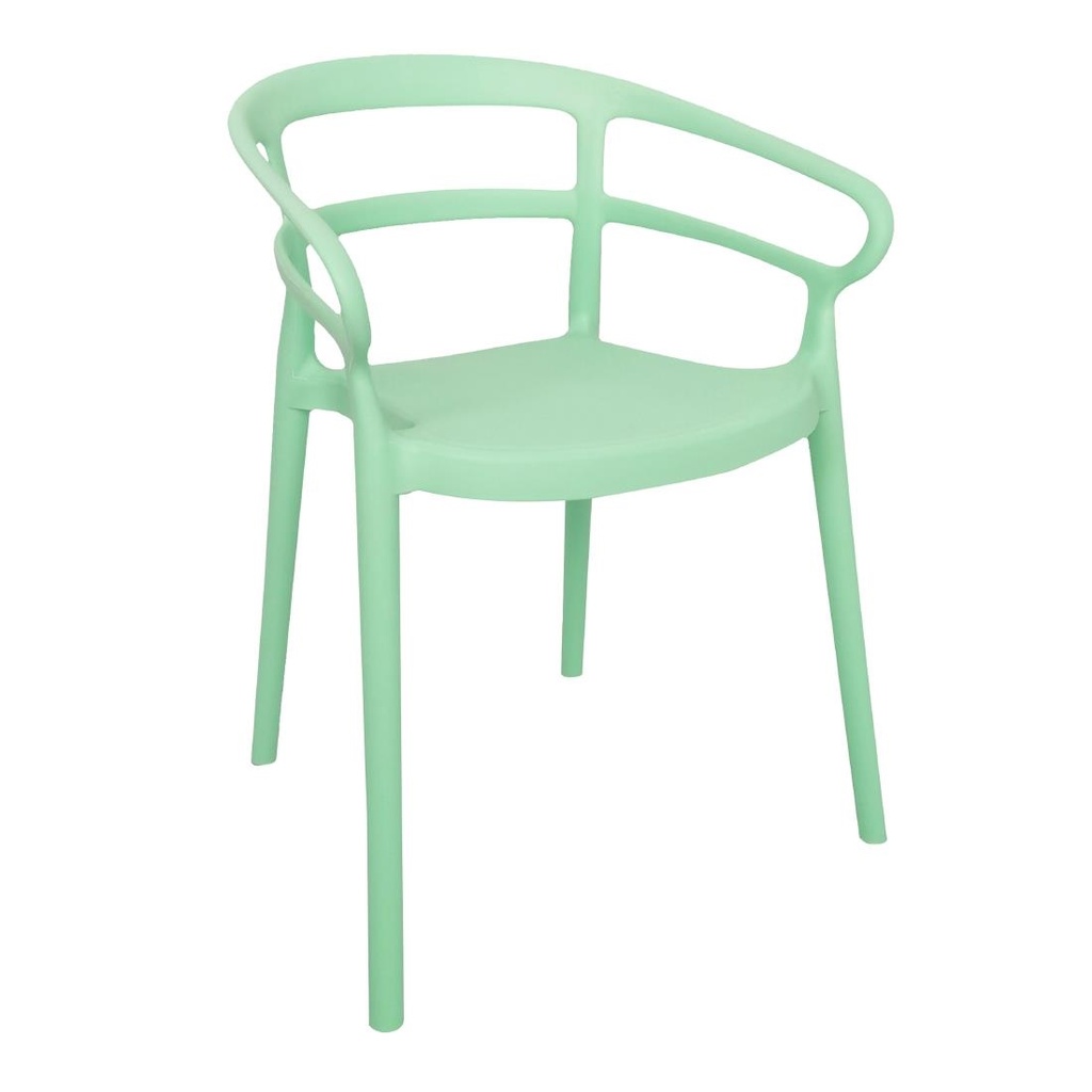 Bolero Mateo Caféstoelen Mintgroen (2 stuks)
