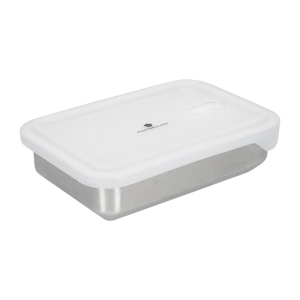 Masterclass Alles-In-Een Roestvrijstalen Voedselopslag Schotel 1.3Ltr