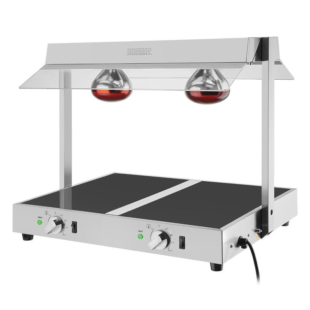 Buffalo Voedselverwarmer Met Portaal 2X GN 1/1