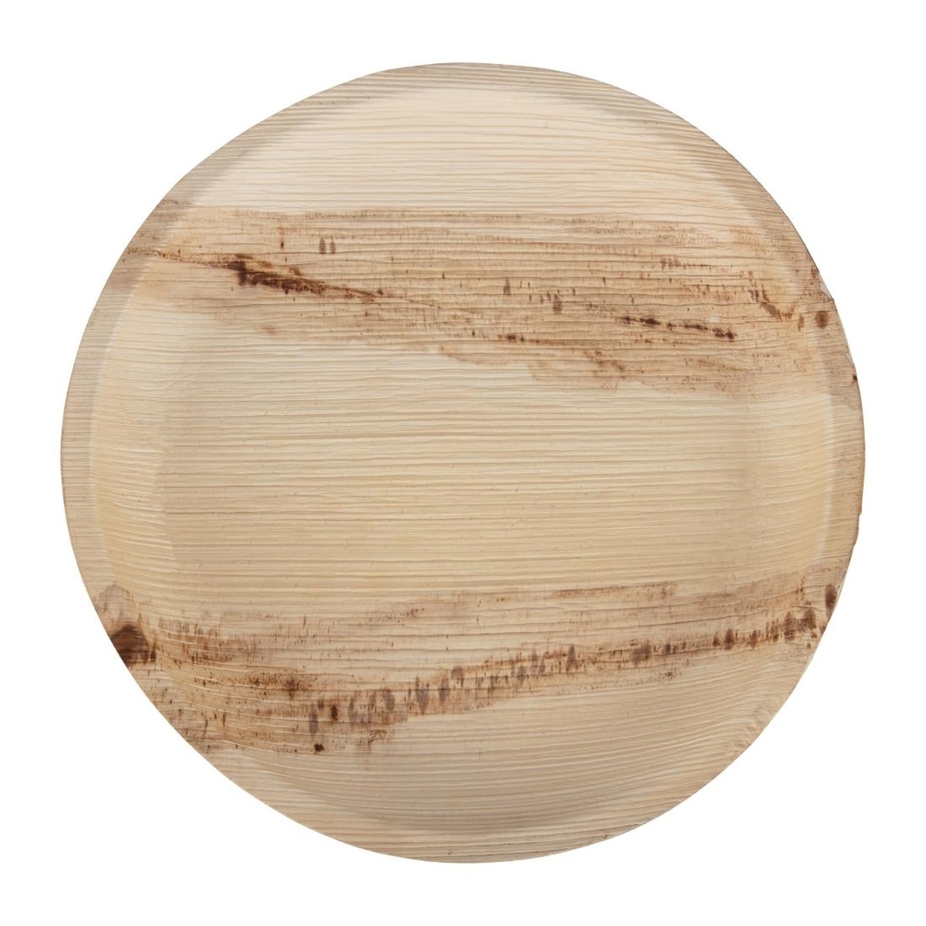 Fiesta Composteerbare Palmblad Borden Rond 250mm (100 stuks)
