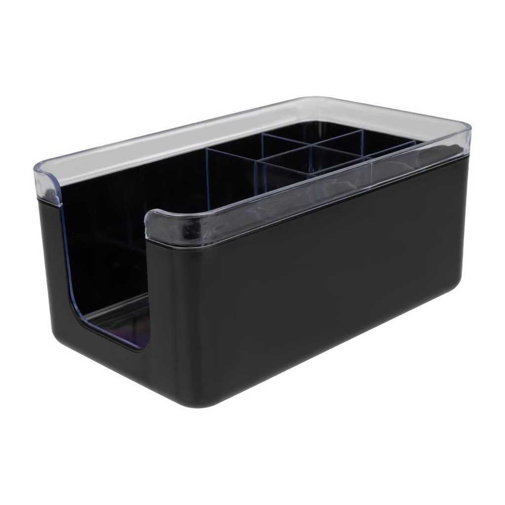 Olympia Kristallon Bar Caddy Zwart Abs