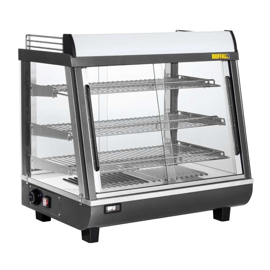 Buffalo Voor- En Achterdeur Verwarmde Vitrine 96Ltr